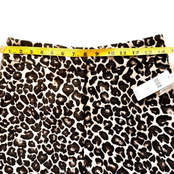 NWT anthropologie kate leopard pants wide leg // size 4 - Picture 6 of 8